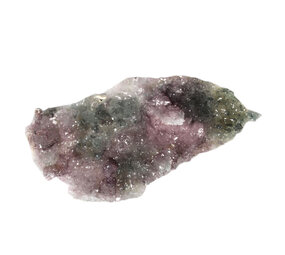 Amethist met prasioliet bloem 17 x 9 x 3,5 cm | 276 gram Amethist met prasioliet bloem 17 x 9 x 3,5 cm | 276 gram