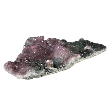 Amethist met prasioliet bloem 26 x 12,5 x 3,5 cm | 835 gram Amethist met prasioliet bloem 26 x 12,5 x 3,5 cm | 835 gram