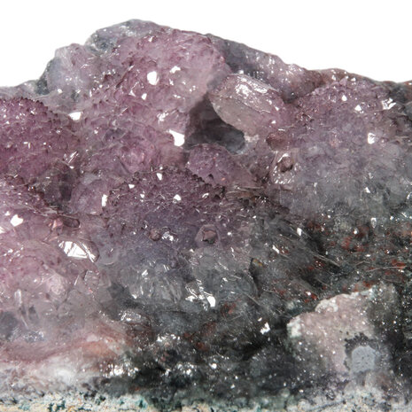 Amethist met prasioliet bloem 26 x 12,5 x 3,5 cm | 835 gram Amethist met prasioliet bloem 26 x 12,5 x 3,5 cm | 835 gram