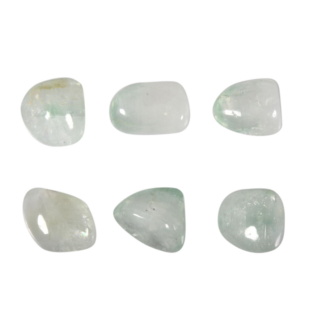 Apofylliet (groen) steen getrommeld 5 - 10 gram Apofylliet (groen) steen getrommeld 5 - 10 gram