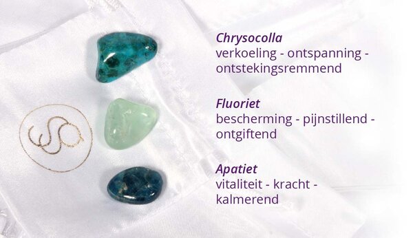 Ketting gewrichten 8 mm kralen Ketting gewrichten 8 mm kralen