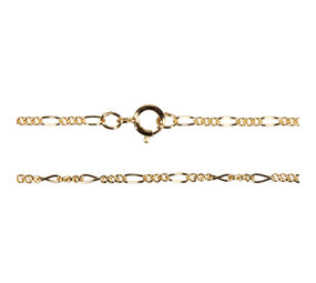 Gold filled ketting figaro 45 cm Gold filled ketting figaro 45 cm