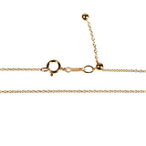 Gold filled ketting verstelbaar Gold filled ketting verstelbaar