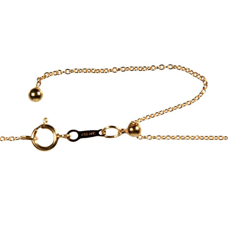 Gold filled ketting verstelbaar Gold filled ketting verstelbaar