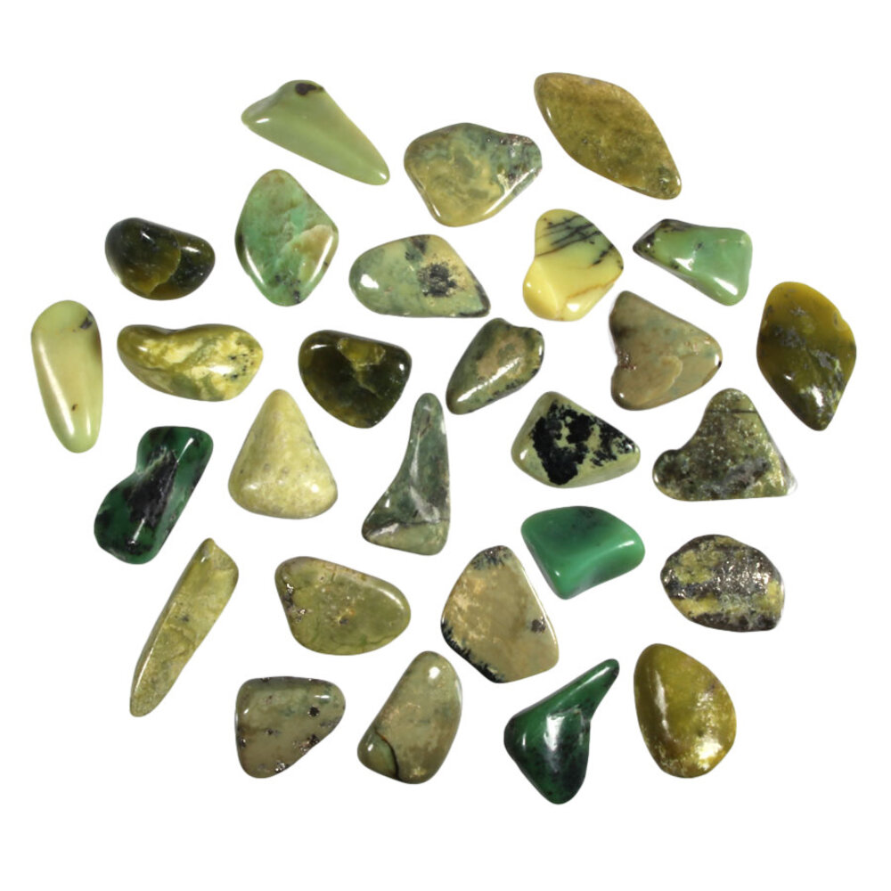 Serpentijn steen getrommeld 2 - 5 gram