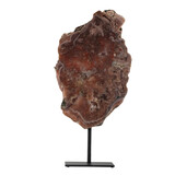 Amethist (roze) op standaard 29,5 x 19 x 2,5 cm / 2470 gram