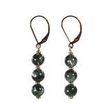 Gold filled oorbellen serafiniet | 3 bolletjes