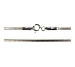 Zilveren ketting slang 60 cm 2 mm dik