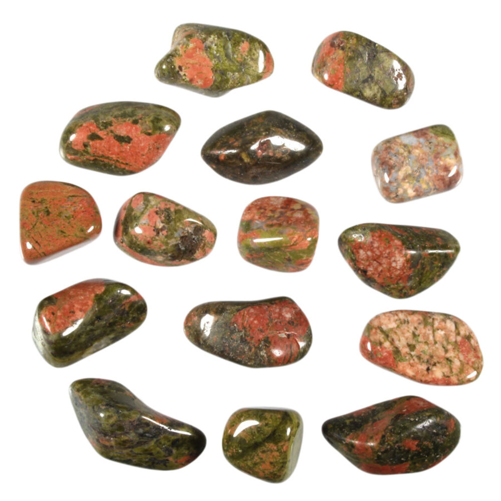 Unakiet steen getrommeld 10 - 20 gram