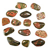 Unakiet steen getrommeld 10 - 20 gram Unakiet steen getrommeld 10 - 20 gram