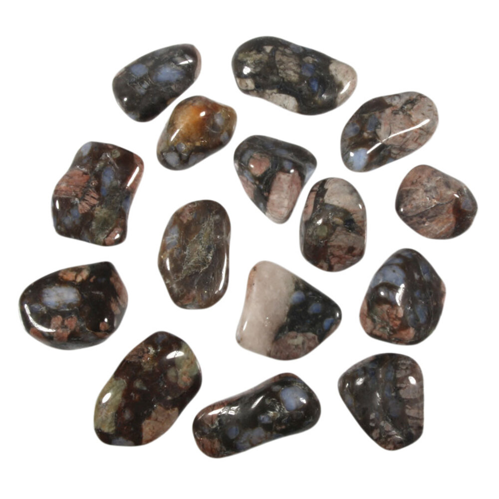 Vulkaniet of que sera steen getrommeld 5 - 10 gram