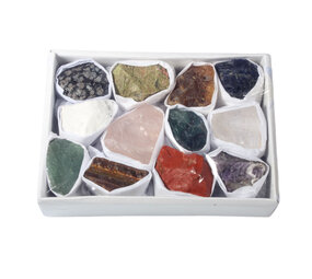 Set met 12 ruwe stenen Set met 12 ruwe stenen