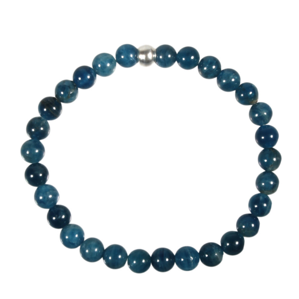 Apatiet armband 18 cm | 6 mm kralen Apatiet armband 18 cm | 6 mm kralen