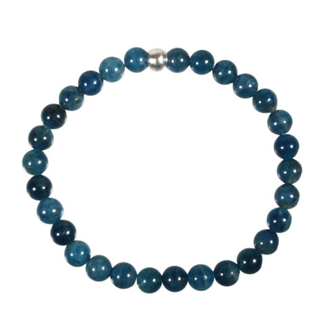 Apatiet armband 18 cm | 6 mm kralen Apatiet armband 18 cm | 6 mm kralen