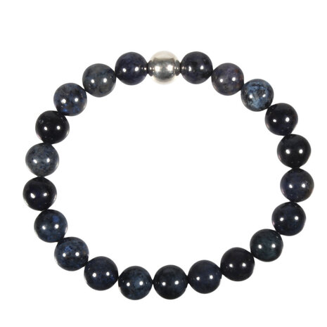 Dumortieriet armband 20 cm | 8 mm kralen Dumortieriet armband 20 cm | 8 mm kralen