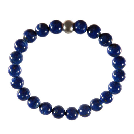 Lapis lazuli armband A-kwaliteit 18 cm | 8 mm kralen Lapis lazuli armband A-kwaliteit 18 cm | 8 mm kralen