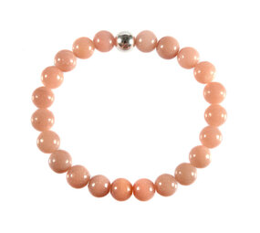 Opaal (Andes) roze armband 20 cm | 8 mm kralen Opaal (Andes) roze armband 20 cm | 8 mm kralen