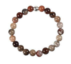 Versteend hout armband 20 cm | 8 mm kralen Versteend hout armband 20 cm | 8 mm kralen