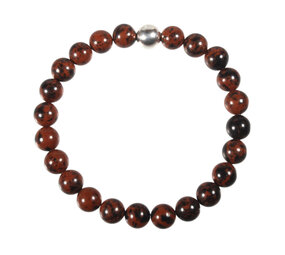 Obsidiaan (mahonie) armband 20 cm | 8 mm kralen Obsidiaan (mahonie) armband 20 cm | 8 mm kralen
