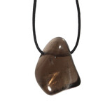 Rookkwarts (Morion) hanger doorboord