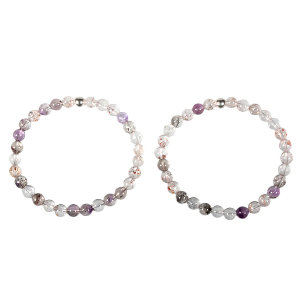 Super seven armband 18 cm | 6 – 7 mm kralen Super seven armband 18 cm | 6 – 7 mm kralen