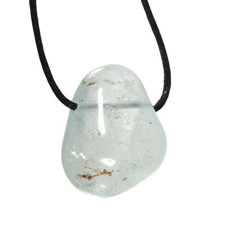 Topaas (blauw) hanger doorboord Topaas (blauw) hanger doorboord