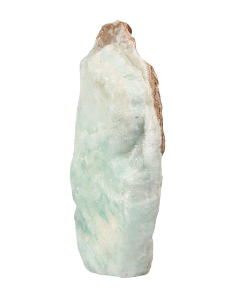Calciet (Caribbean blue) ruw 23 x 12,5 x 4 cm | 2251 gram Calciet (Caribbean blue) ruw 23 x 12,5 x 4 cm | 2251 gram