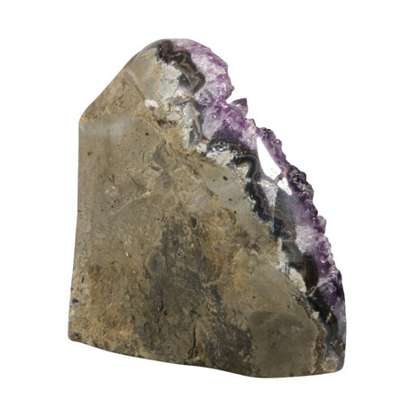 Amethist cluster staand 17,5 x 6 x 15,5 cm | 2190 gram Amethist cluster staand 17,5 x 6 x 15,5 cm | 2190 gram