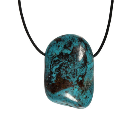 Turkoois hanger doorboord Turkoois hanger doorboord