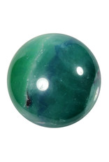 Fluoriet (blauw/groen) bol 83 mm | 972 gram