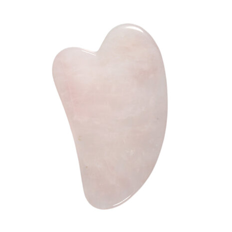 Gua sha massagesteen rozenkwarts