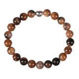 Chiastoliet of kruissteen armband 18 cm | 8 mm kralen Chiastoliet of kruissteen armband 18 cm | 8 mm kralen