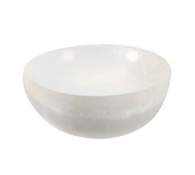 Seleniet schaal rond 10 cm Seleniet schaal rond 10 cm