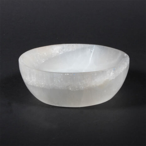 Seleniet schaal rond 10 cm Seleniet schaal rond 10 cm
