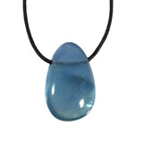 Fluoriet (blauw) hanger doorboord Fluoriet (blauw) hanger doorboord