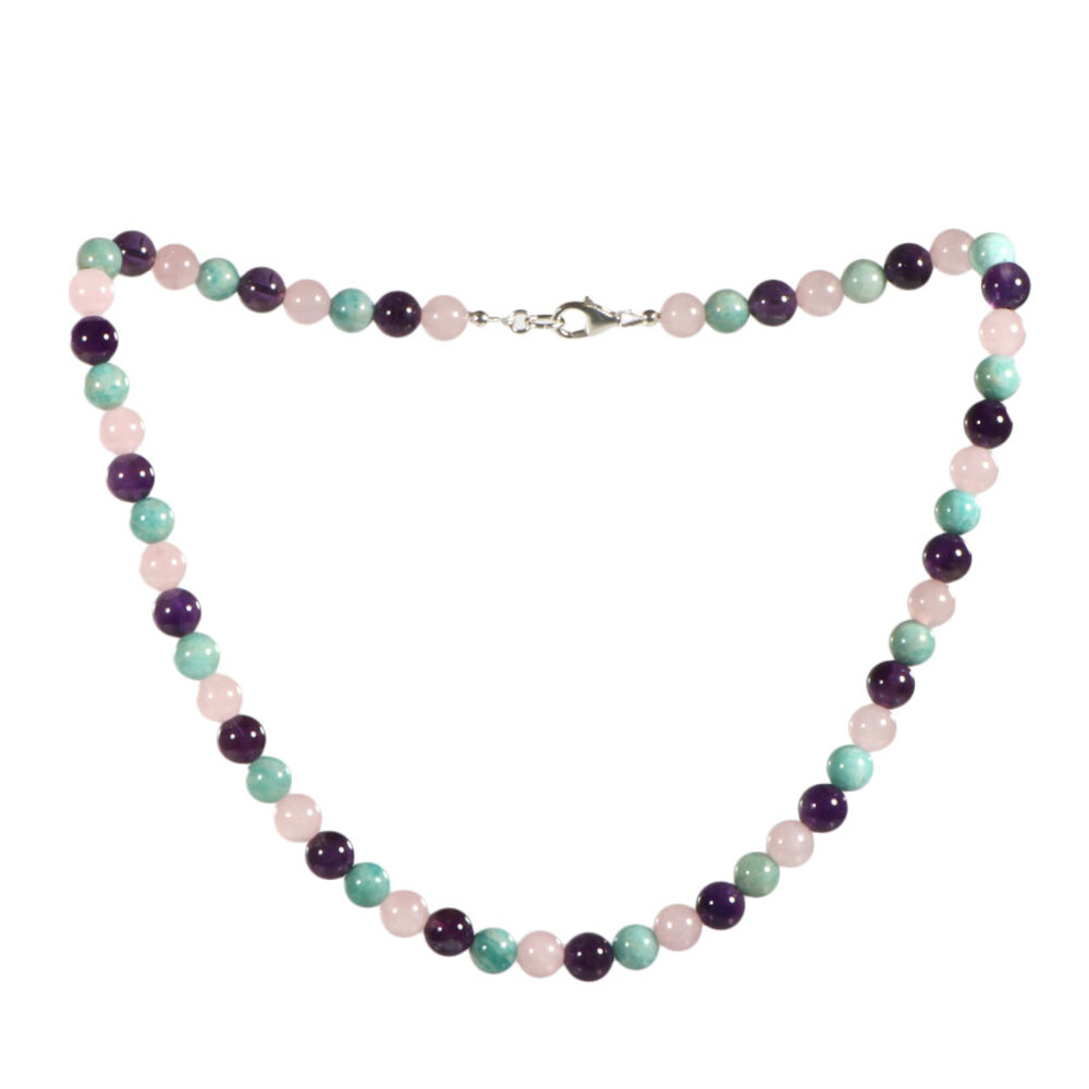 Ketting verlies & rouw 8 mm kralen