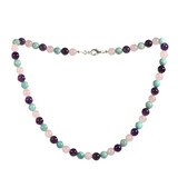 Ketting verlies & rouw 8 mm kralen Ketting verlies & rouw 8 mm kralen