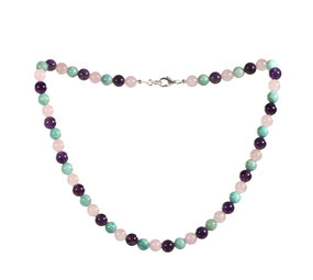 Ketting verlies & rouw 8 mm kralen Ketting verlies & rouw 8 mm kralen