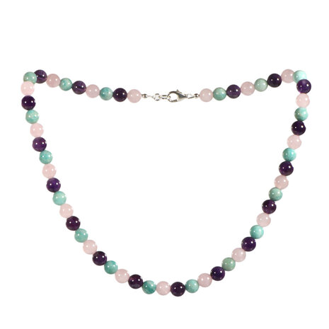 Ketting verlies & rouw 8 mm kralen