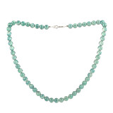 Fluoriet (groen/blauw) ketting 8 mm kralen Fluoriet (groen/blauw) ketting 8 mm kralen
