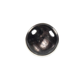 Zilveren ring hyperstheen maat 19 1/4 | rond 2 cm Zilveren ring hyperstheen maat 19 1/4 | rond 2 cm