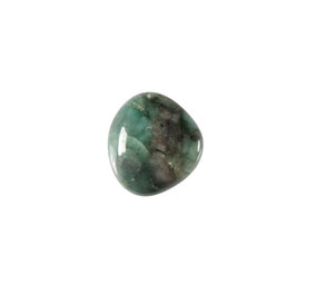 Smaragd steen getrommeld 1 - 2 gram