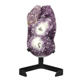 Amethist cluster op standaard 24 x 14 x 11 cm | 5490 gram Amethist cluster op standaard 24 x 14 x 11 cm | 5490 gram