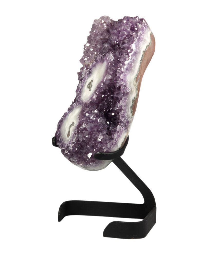 Amethist cluster op standaard 24 x 14 x 11 cm | 5490 gram Amethist cluster op standaard 24 x 14 x 11 cm | 5490 gram