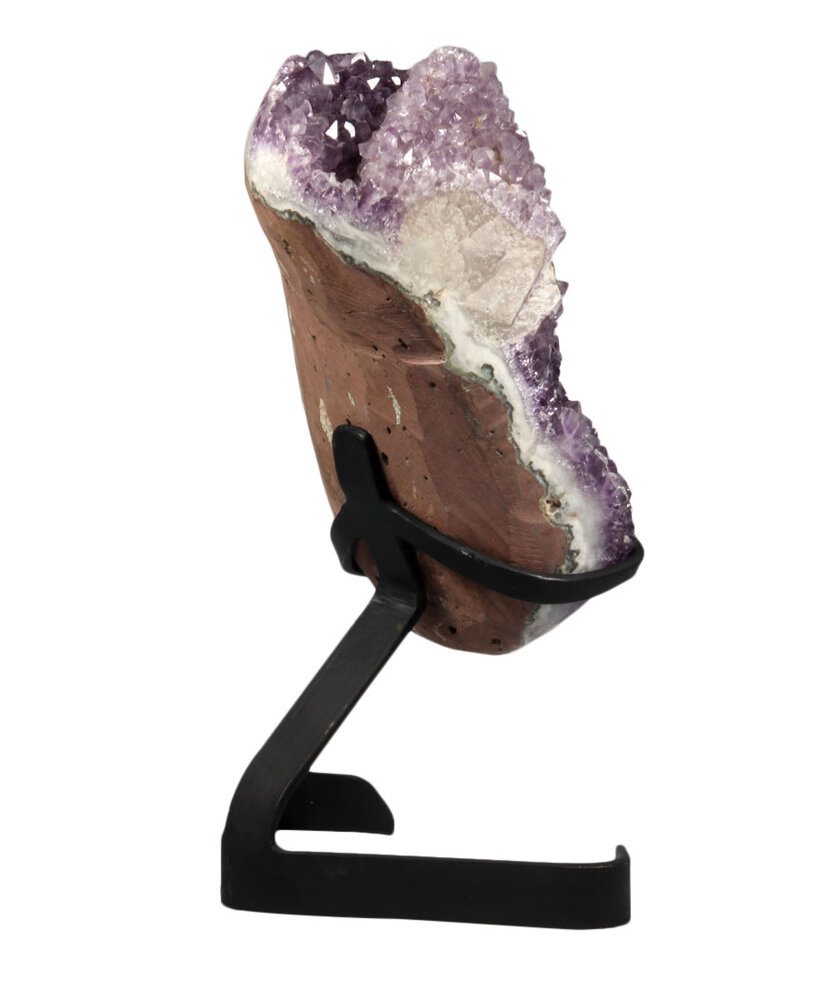 Amethist cluster op standaard 24 x 14 x 11 cm | 5490 gram Amethist cluster op standaard 24 x 14 x 11 cm | 5490 gram