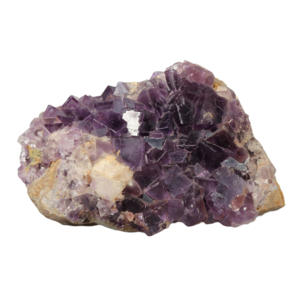 Fluoriet (paars) cluster 25 x 21 x 14 cm | 7510 gram Fluoriet (paars) cluster 25 x 21 x 14 cm | 7510 gram