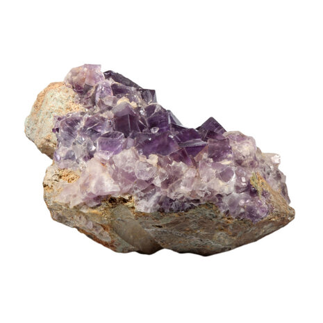 Fluoriet (paars) cluster 25 x 21 x 14 cm | 7510 gram Fluoriet (paars) cluster 25 x 21 x 14 cm | 7510 gram