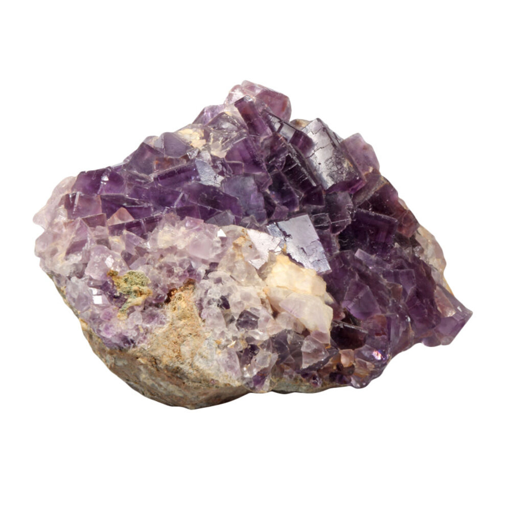 Fluoriet (paars) cluster 25 x 21 x 14 cm | 7510 gram Fluoriet (paars) cluster 25 x 21 x 14 cm | 7510 gram