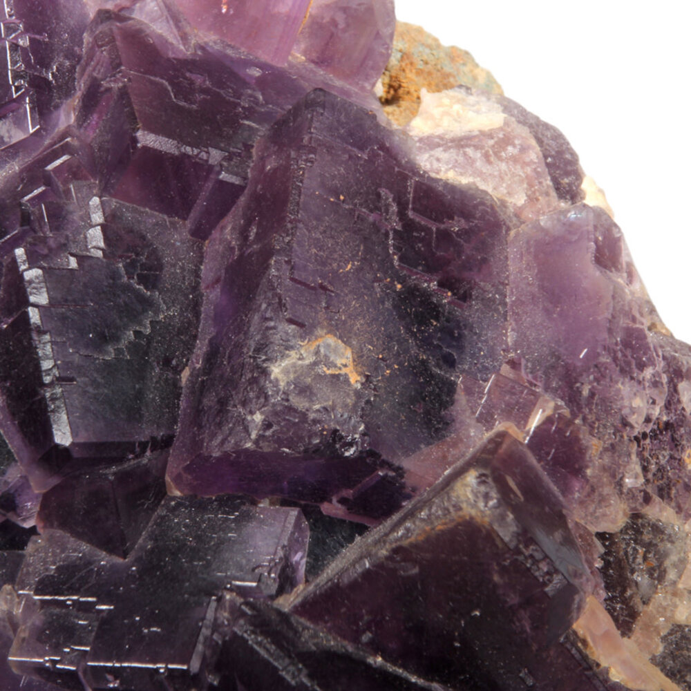 Fluoriet (paars) cluster 25 x 21 x 14 cm | 7510 gram Fluoriet (paars) cluster 25 x 21 x 14 cm | 7510 gram