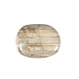 Aragoniet (bruin) steen plat gepolijst klein Aragoniet (bruin) steen plat gepolijst klein